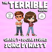 Song Dynasty THE TERRIBLE GAME - No Prep Grade 7 Socials Review Activity