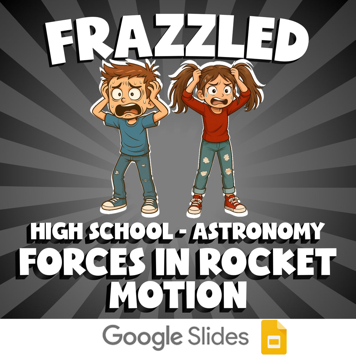 Forces in Rocket Motion FRAZZLED Science Game - No Prep Astronomy Review