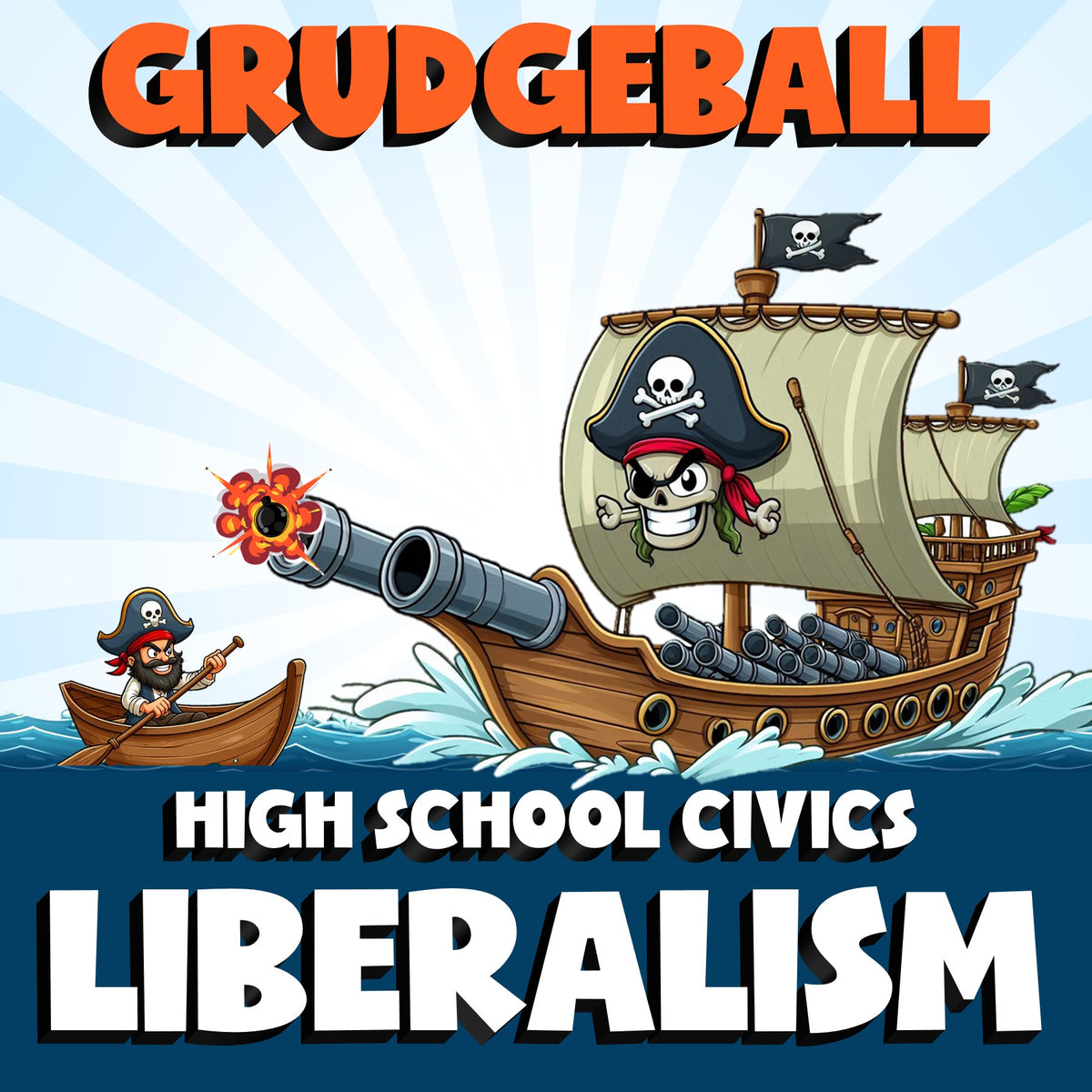 Liberalism GRUDGEBALL Civics Game - No Prep Review Activity