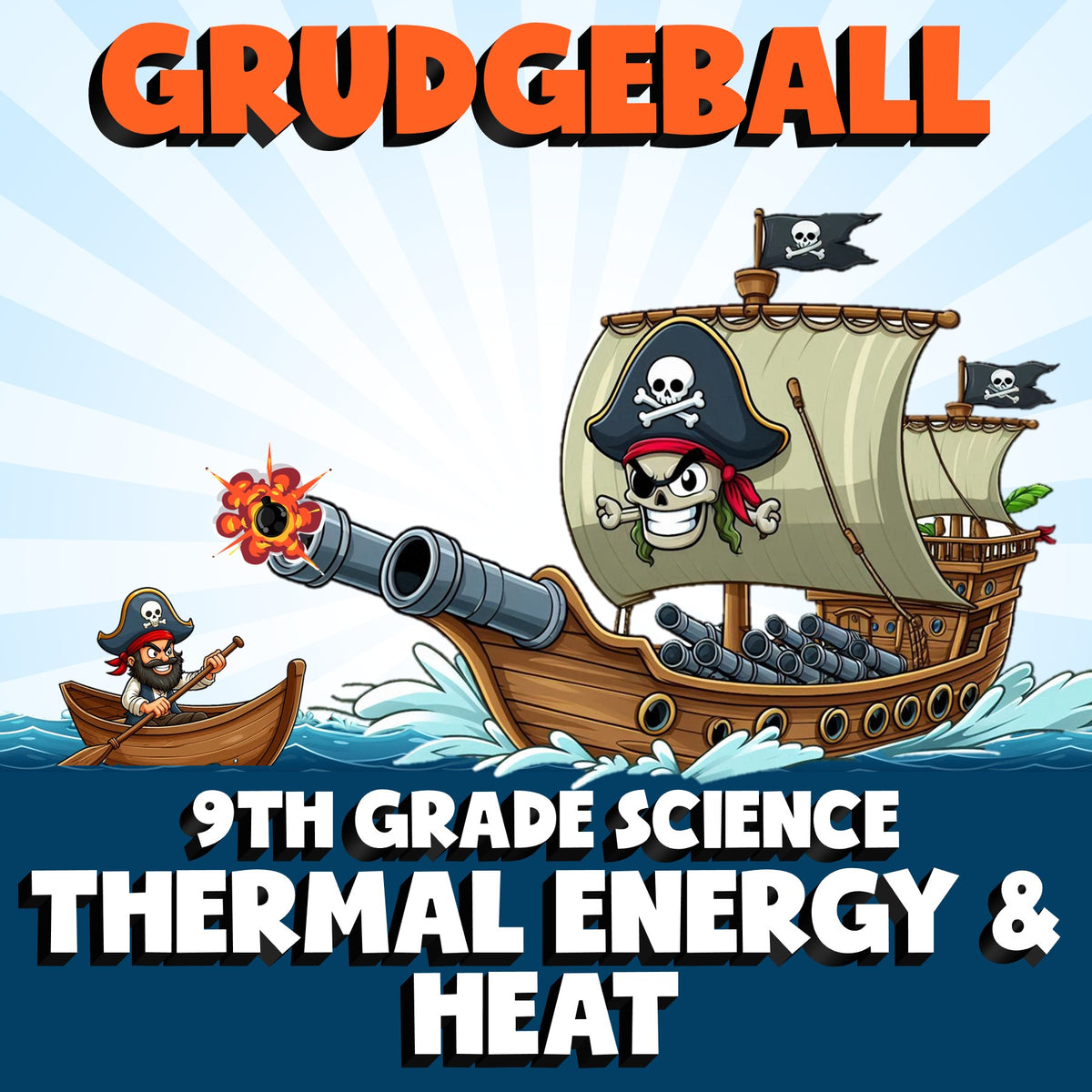 Thermal Energy & Heat GRUDGEBALL Science Game - No Prep Grade 9 Review Activity