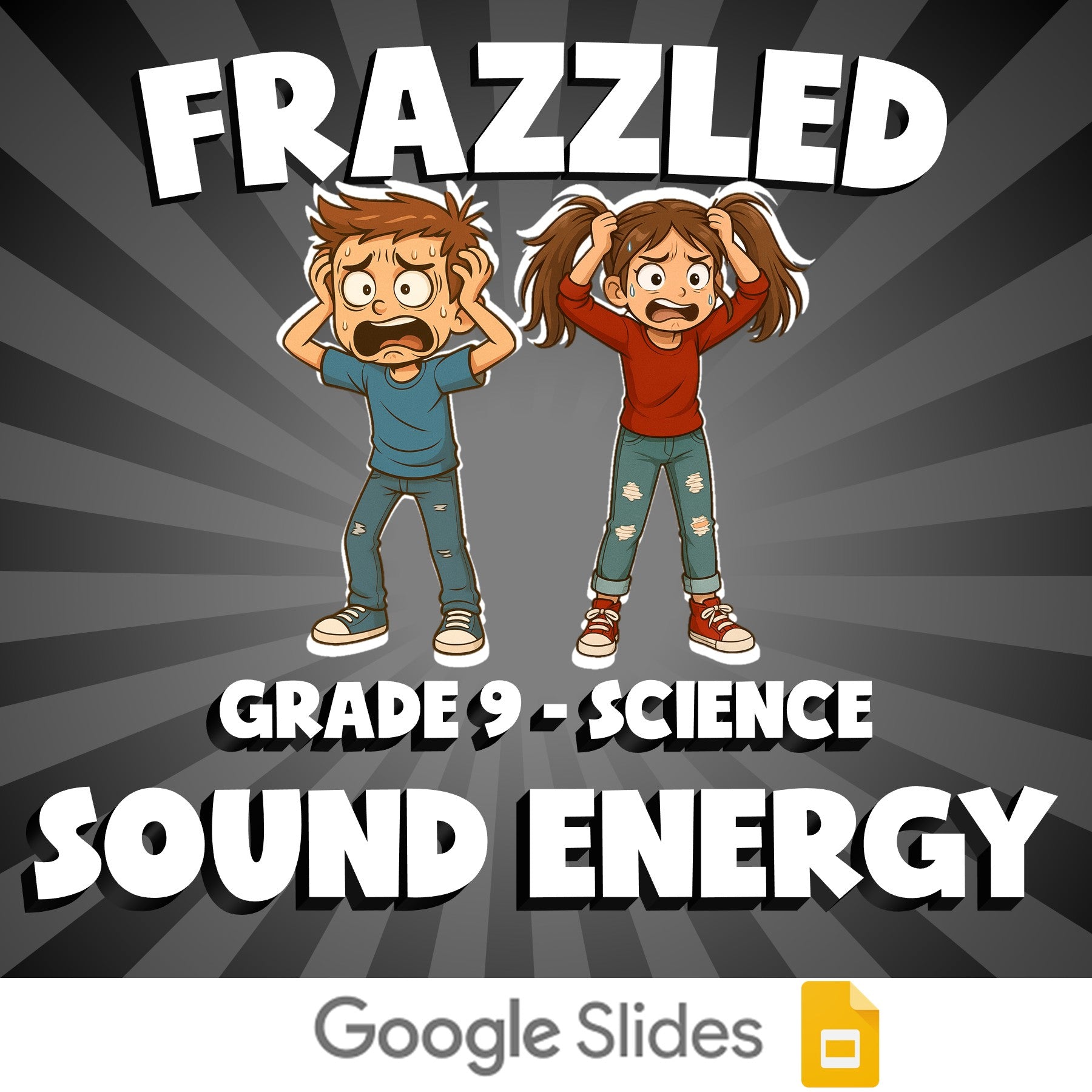 Sound Energy FRAZZLED Science Game - No Prep Grade 9 Review Activity