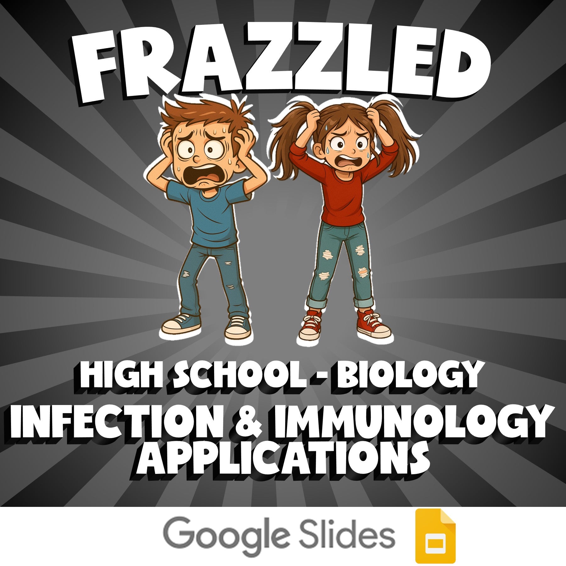 Infection & Immunology Applications FRAZZLED Science Game - No Prep Biology