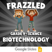 Biotechnology FRAZZLED Science Game - No Prep Grade 9 Review Activity