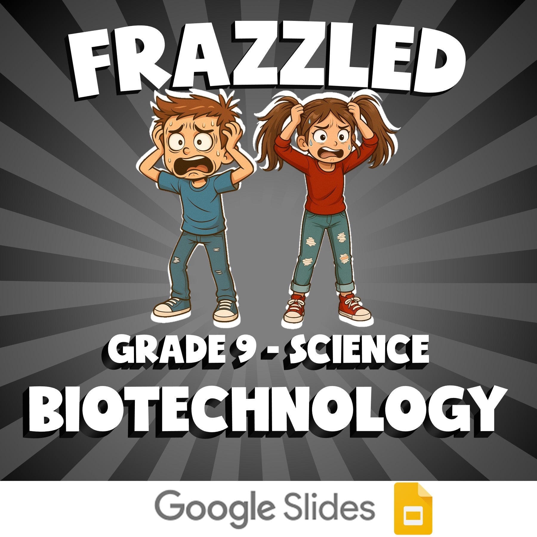 Biotechnology FRAZZLED Science Game - No Prep Grade 9 Review Activity
