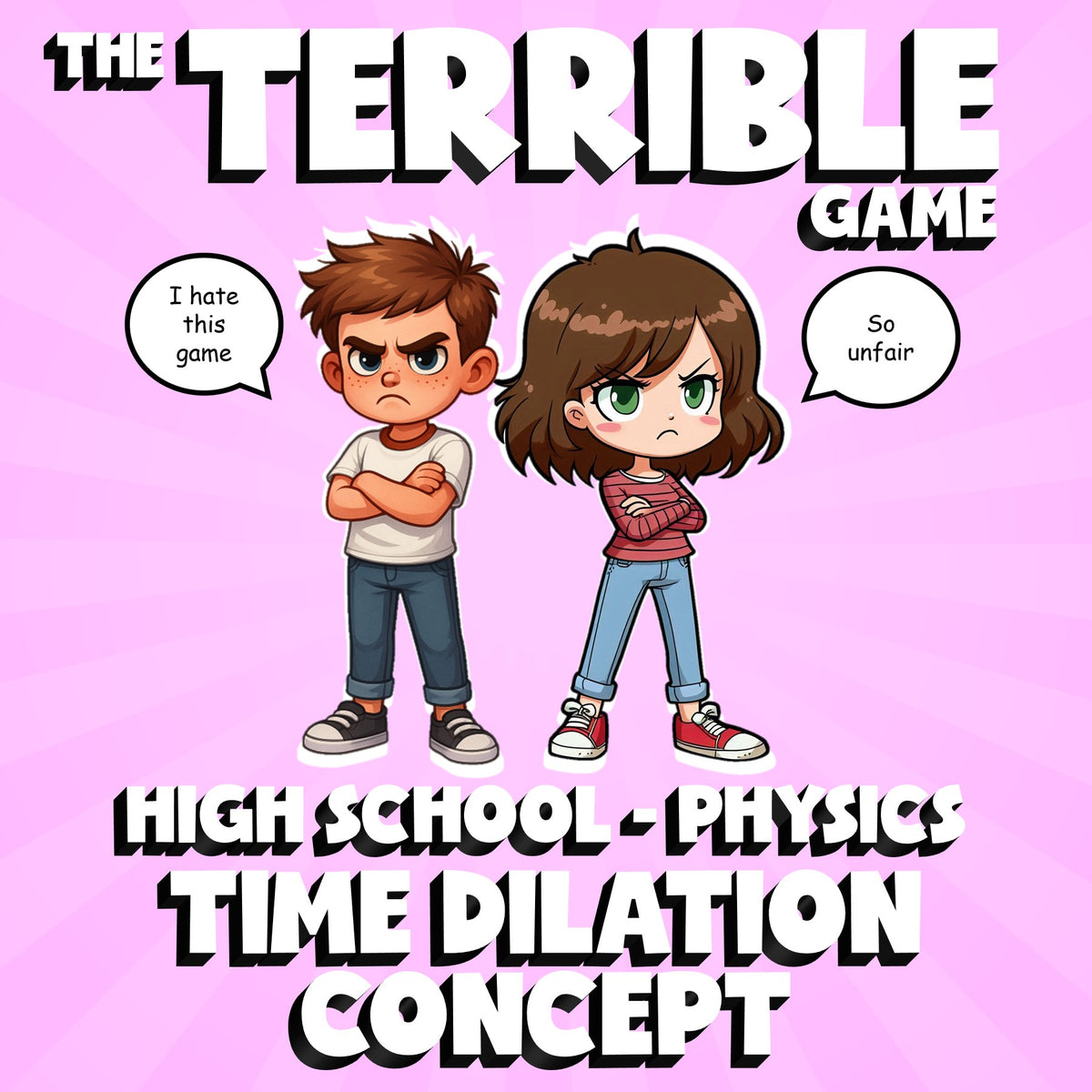 Time Dilation Concept THE TERRIBLE GAME - No Prep Physics Science Review