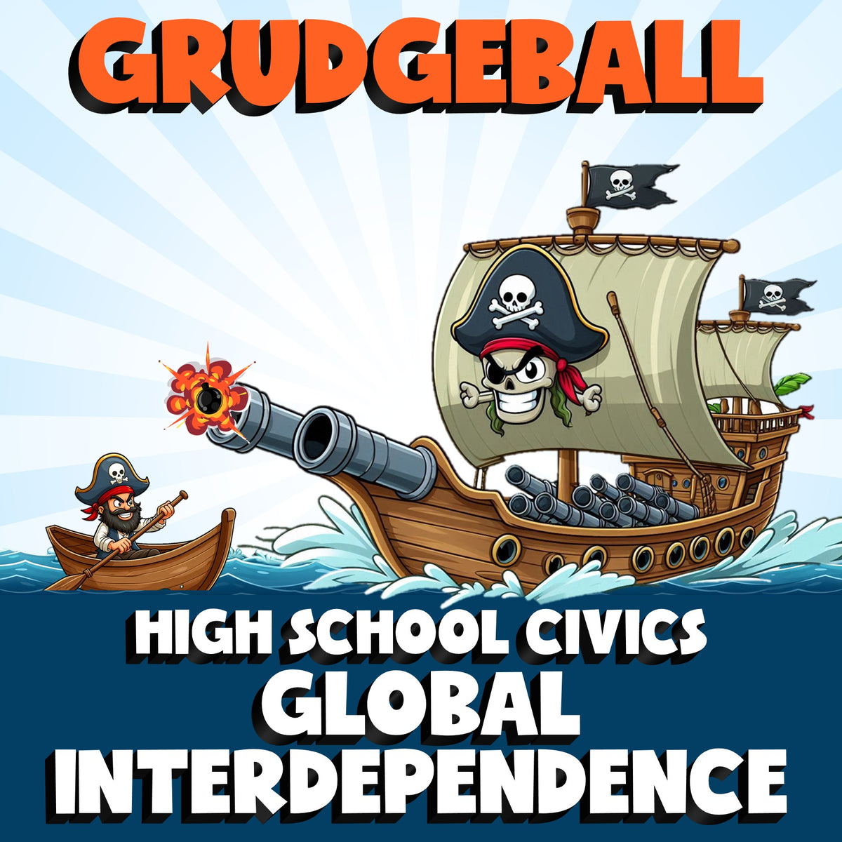 Global Interdependence GRUDGEBALL Civics Game - No Prep Review Activity
