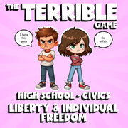 Liberty & Individual Freedom THE TERRIBLE GAME - No Prep Civics Review Activity