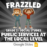 Public Services at the Local Level FRAZZLED Socials Game - No Prep Grade 3