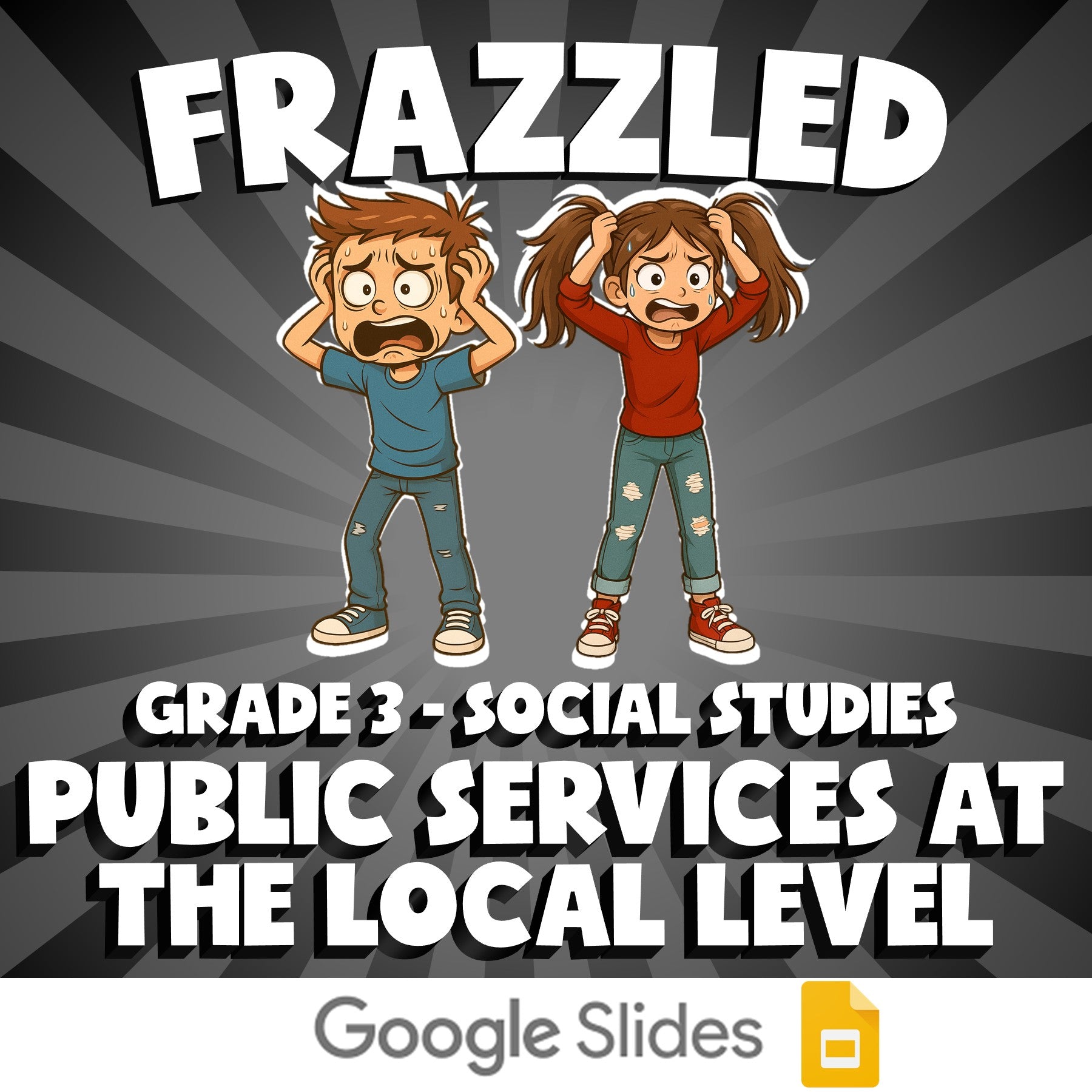 Public Services at the Local Level FRAZZLED Socials Game - No Prep Grade 3