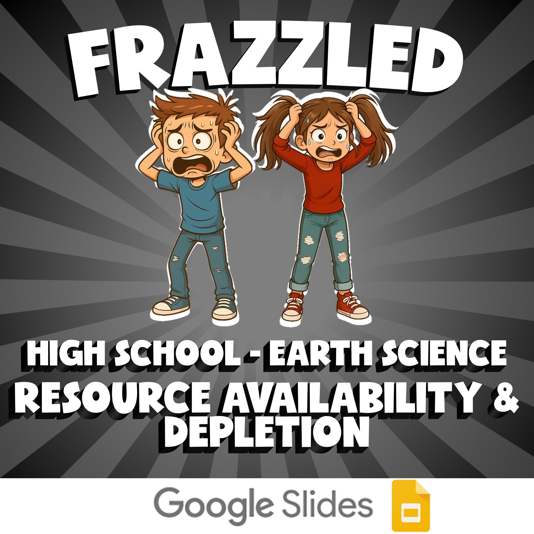 Resource Availability & Depletion FRAZZLED Game - No Prep Earth Science Review