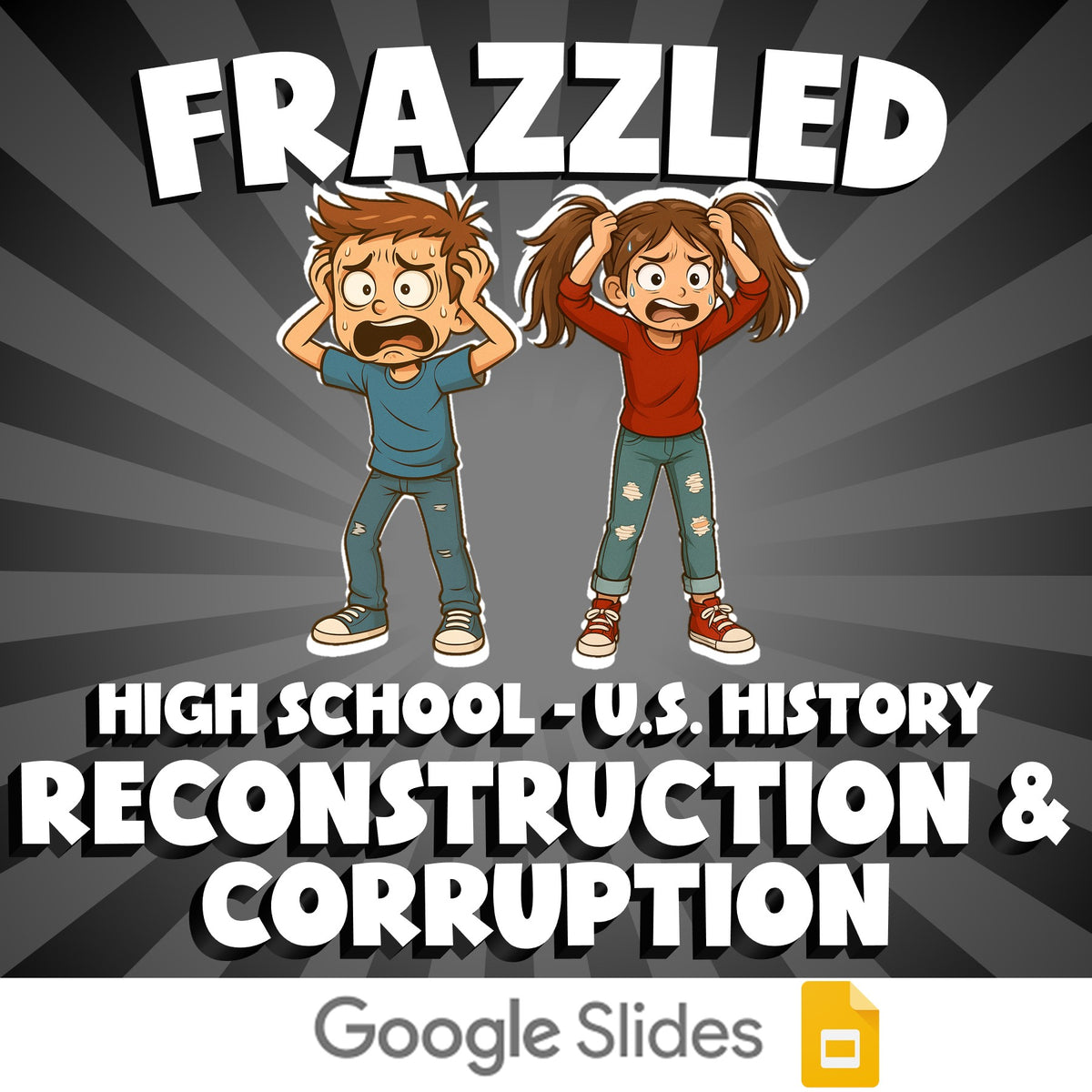 Reconstruction & Corruption FRAZZLED U.S. History Game - No Prep Review Activity