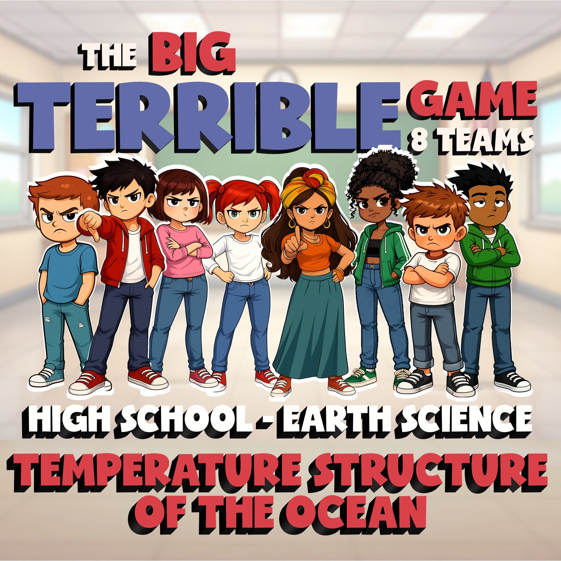 Temperature Structure of the Ocean BIG TERRIBLE GAME - Earth Science Review