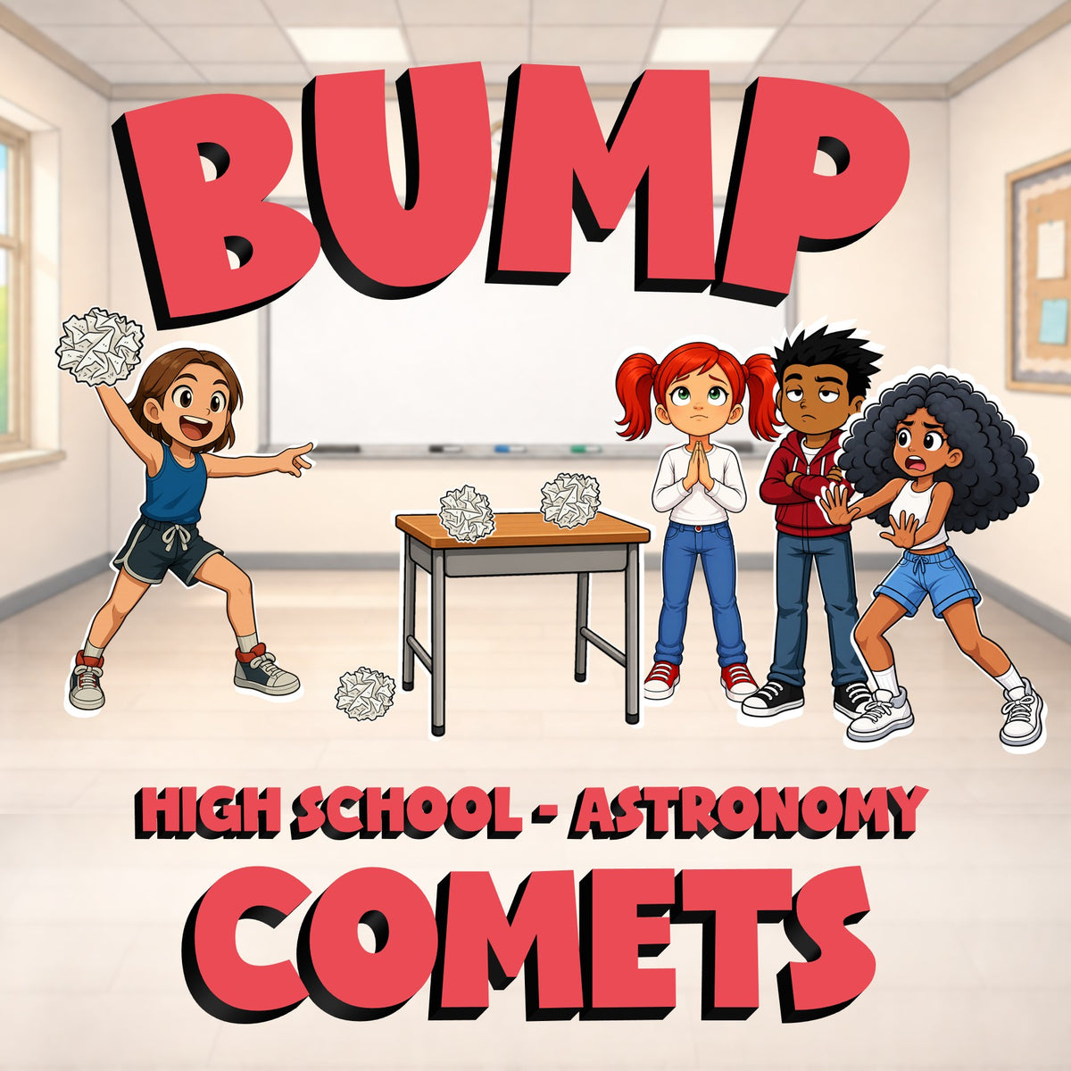 Comets BUMP Science Game - No Prep Astronomy Review Activity