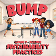 Sustainability Practices BUMP Science Game - No Prep Grade 9 Review Activity