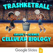 Cellular Biology TRASHKETBALL Science Game - No Prep Grade 7 Review Activity