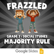 Majority Rule FRAZZLED Socials Game - No Prep Grade 3 Review Activity