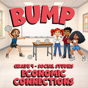 Economic Connections BUMP Socials Game - No Prep Grade 4 Review Activity