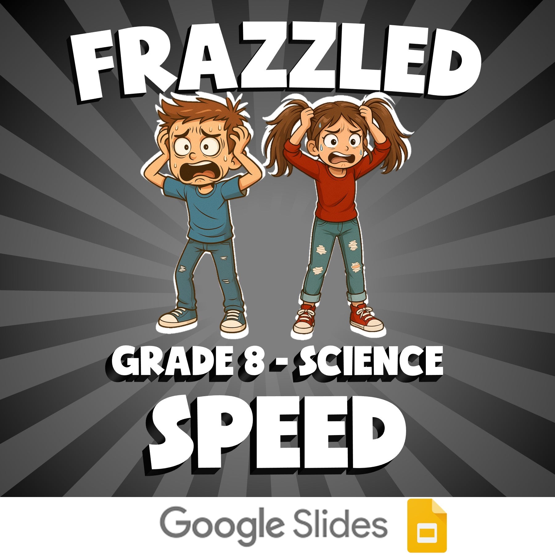 Speed FRAZZLED Science Game - No Prep Grade 8 Review Activity