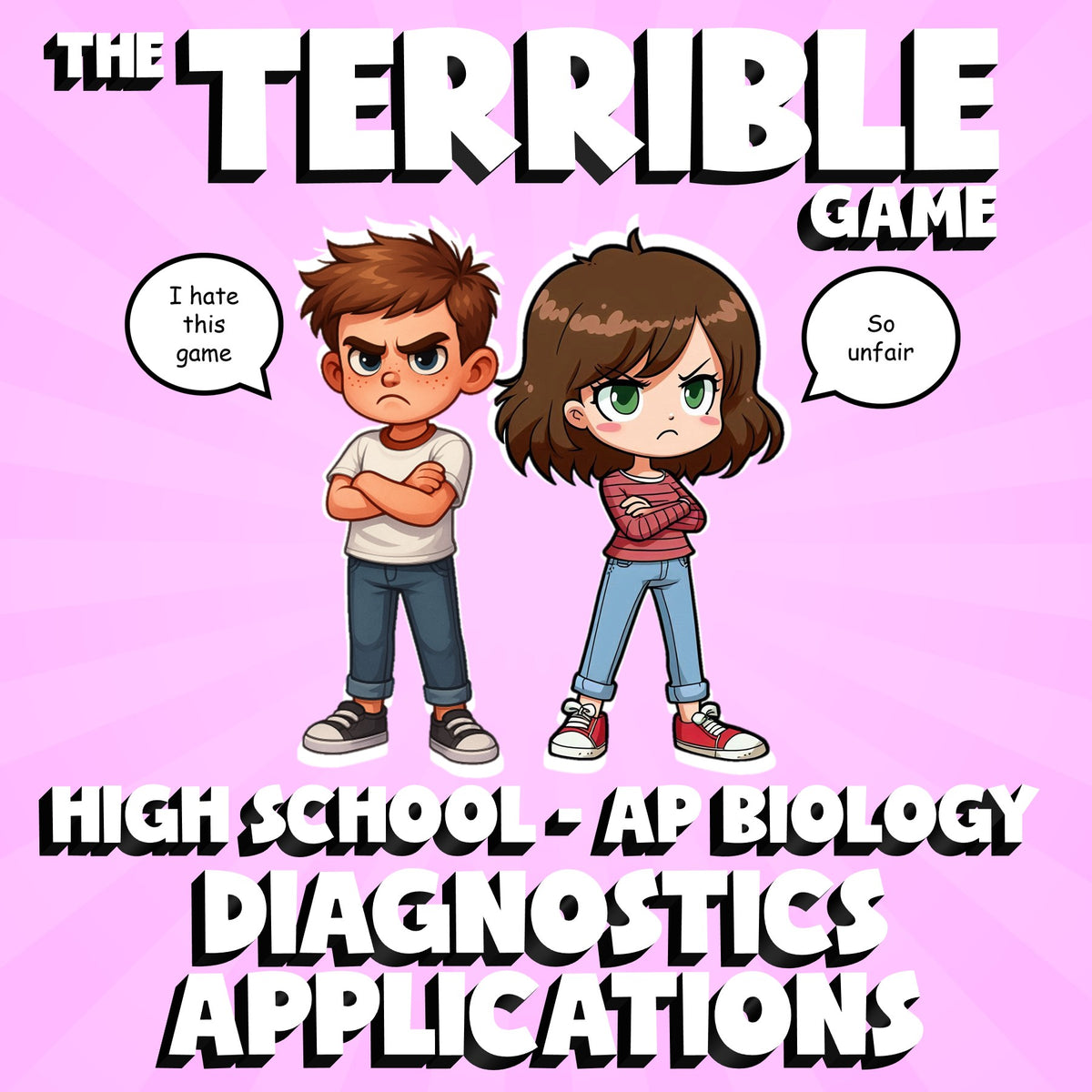 Diagnostics Applications THE TERRIBLE GAME - No Prep AP Biology Science Review