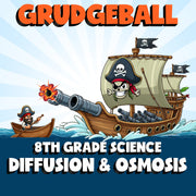 Diffusion & Osmosis GRUDGEBALL Science Game - No Prep Grade 8 Review Activity