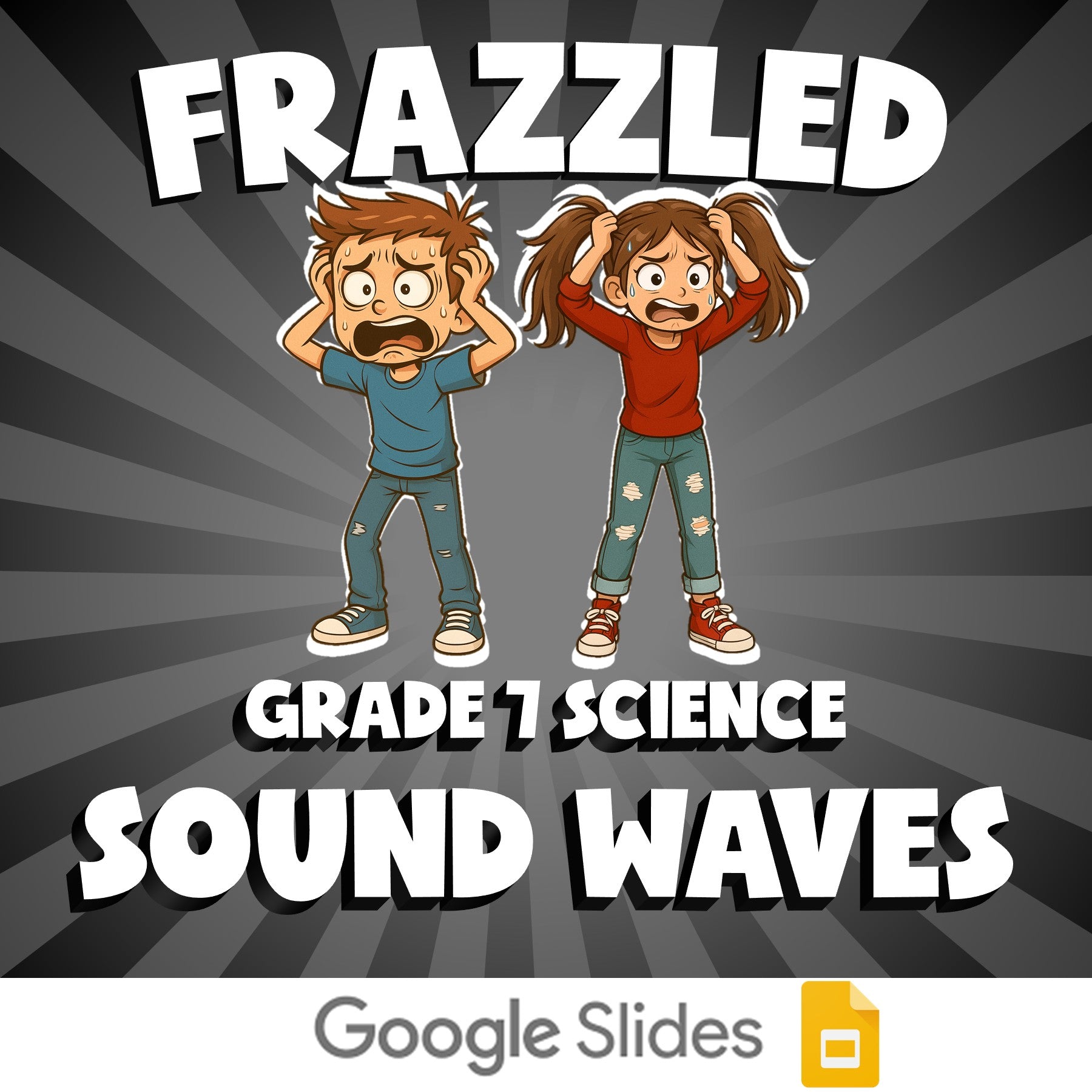 Sound Waves FRAZZLED Science Game - No Prep Grade 7 Review Activity