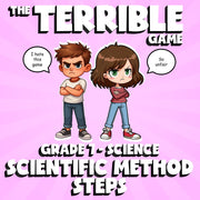 Scientific Method Steps THE TERRIBLE GAME - No Prep Grade 7 Science Review