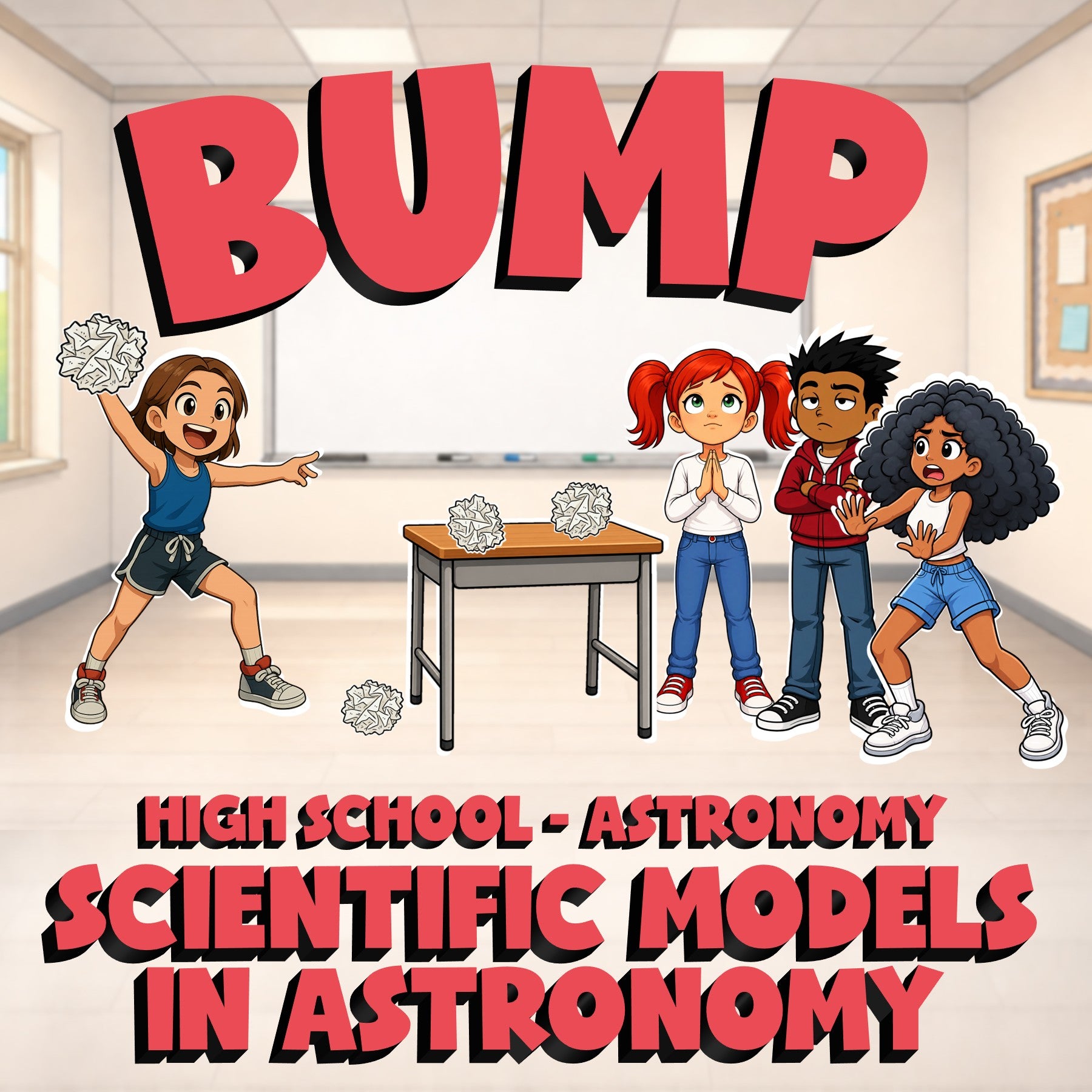 Scientific Models in Astronomy BUMP Science Game - No Prep Astronomy Review