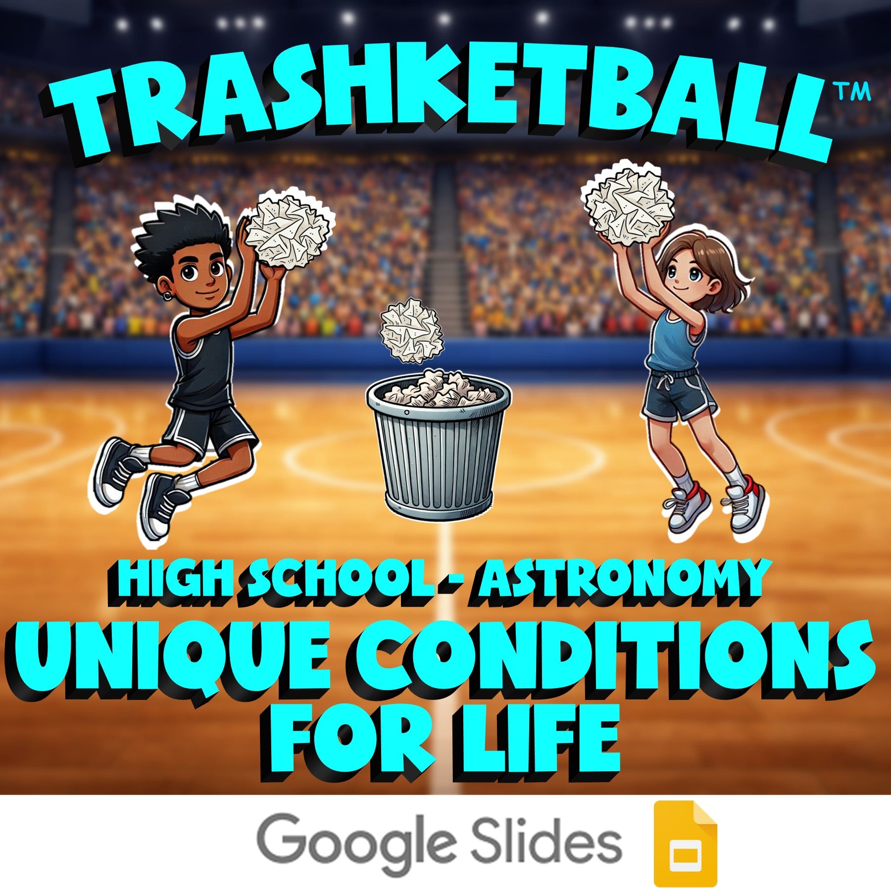 Unique Conditions for Life TRASHKETBALL Science Game - No Prep Astronomy Review