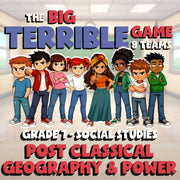 Post Classical Geography & Power BIG TERRIBLE GAME - Grade 7 Socials Review
