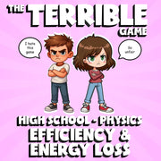 Efficiency & Energy Loss THE TERRIBLE GAME - No Prep Physics Science Review