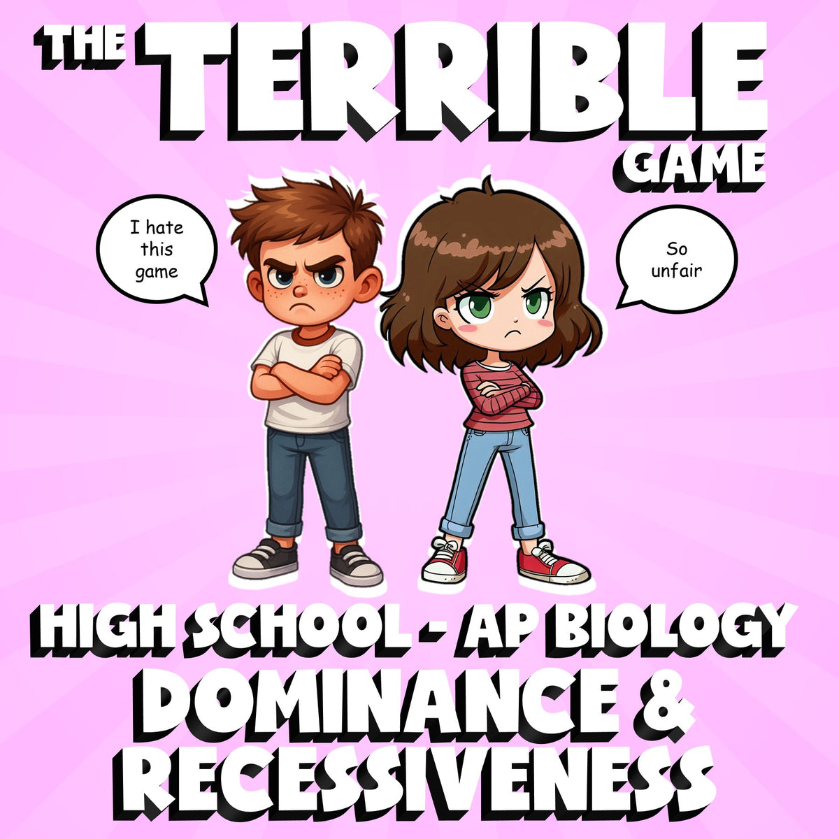 Dominance & Recessiveness THE TERRIBLE GAME - No Prep AP Biology Science Review