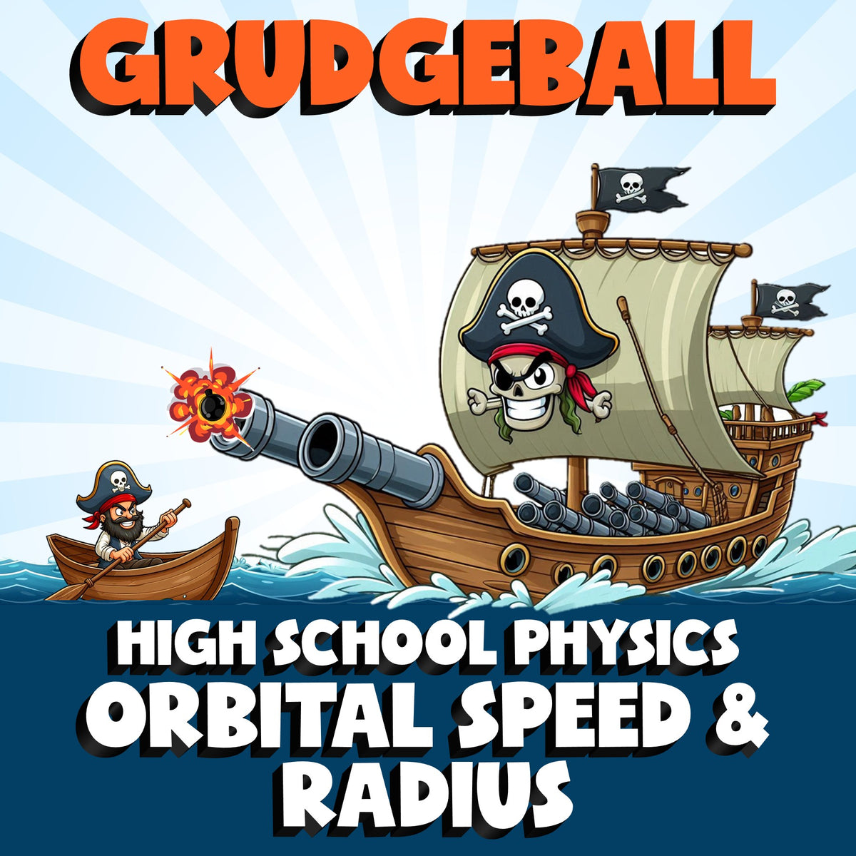 Orbital Speed & Radius GRUDGEBALL Science Game - No Prep Physics Review Activity
