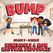 Renewable & Non Natural Resources BUMP Science Game - No Prep Grade 5 Review