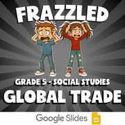 Global Trade FRAZZLED Socials Game - No Prep Grade 5 Review Activity