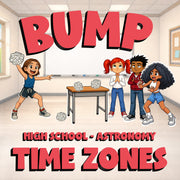 Time Zones BUMP Science Game - No Prep Astronomy Review Activity