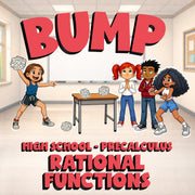 Rational Functions BUMP Math Game - No Prep PreCalculus Review Activity
