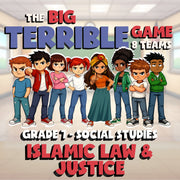 Islamic Law & Justice BIG TERRIBLE GAME - No Prep Grade 7 Socials Review