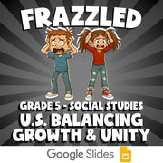 U.S. Balancing Growth & Unity FRAZZLED Socials Game - No Prep Grade 5 Review