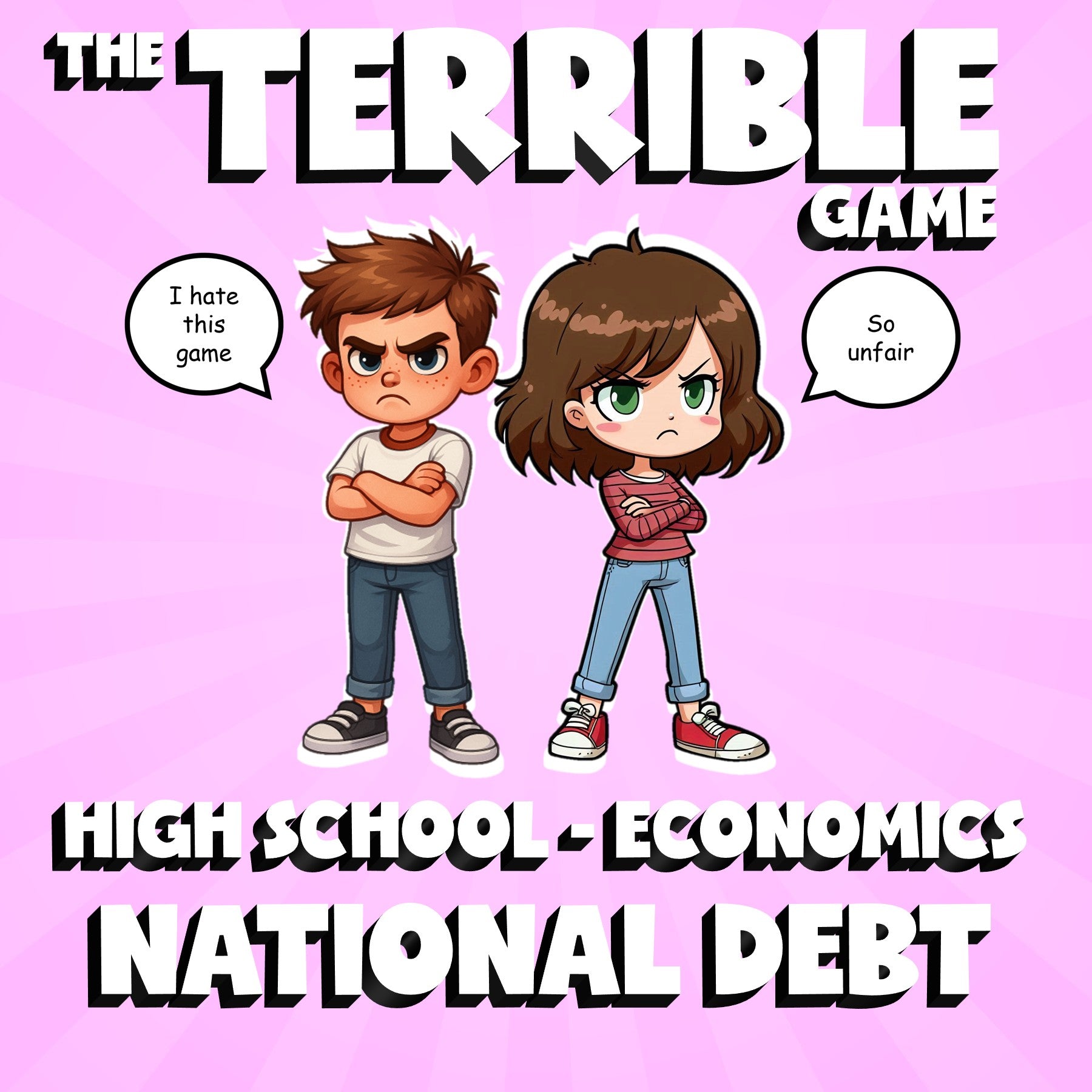 National Debt THE TERRIBLE GAME - No Prep Economics Review Activity
