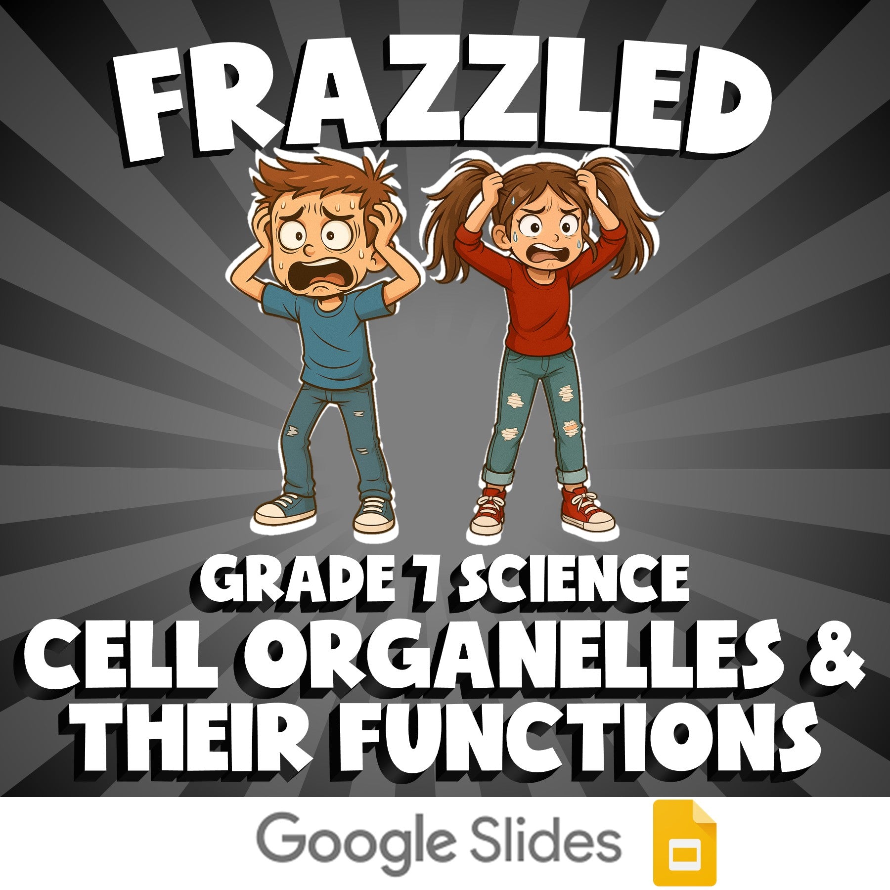Cell Organelles & Their Functions FRAZZLED Science Game - No Prep Grade 7 Review