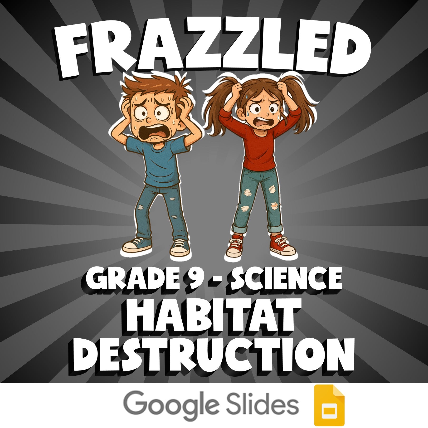 Habitat Destruction FRAZZLED Science Game - No Prep Grade 9 Review Activity