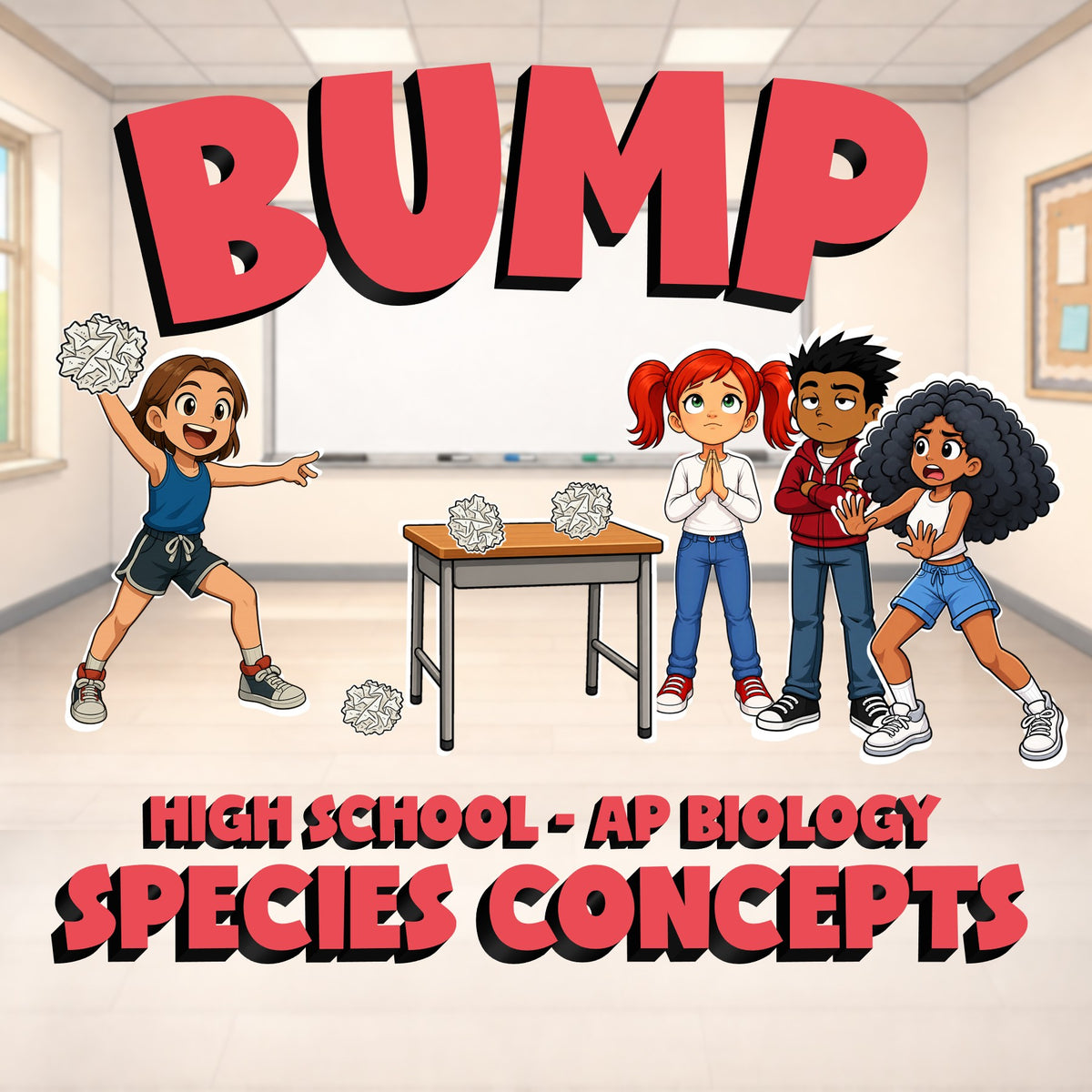Species Concepts BUMP Science Game - No Prep AP Biology Review Activity