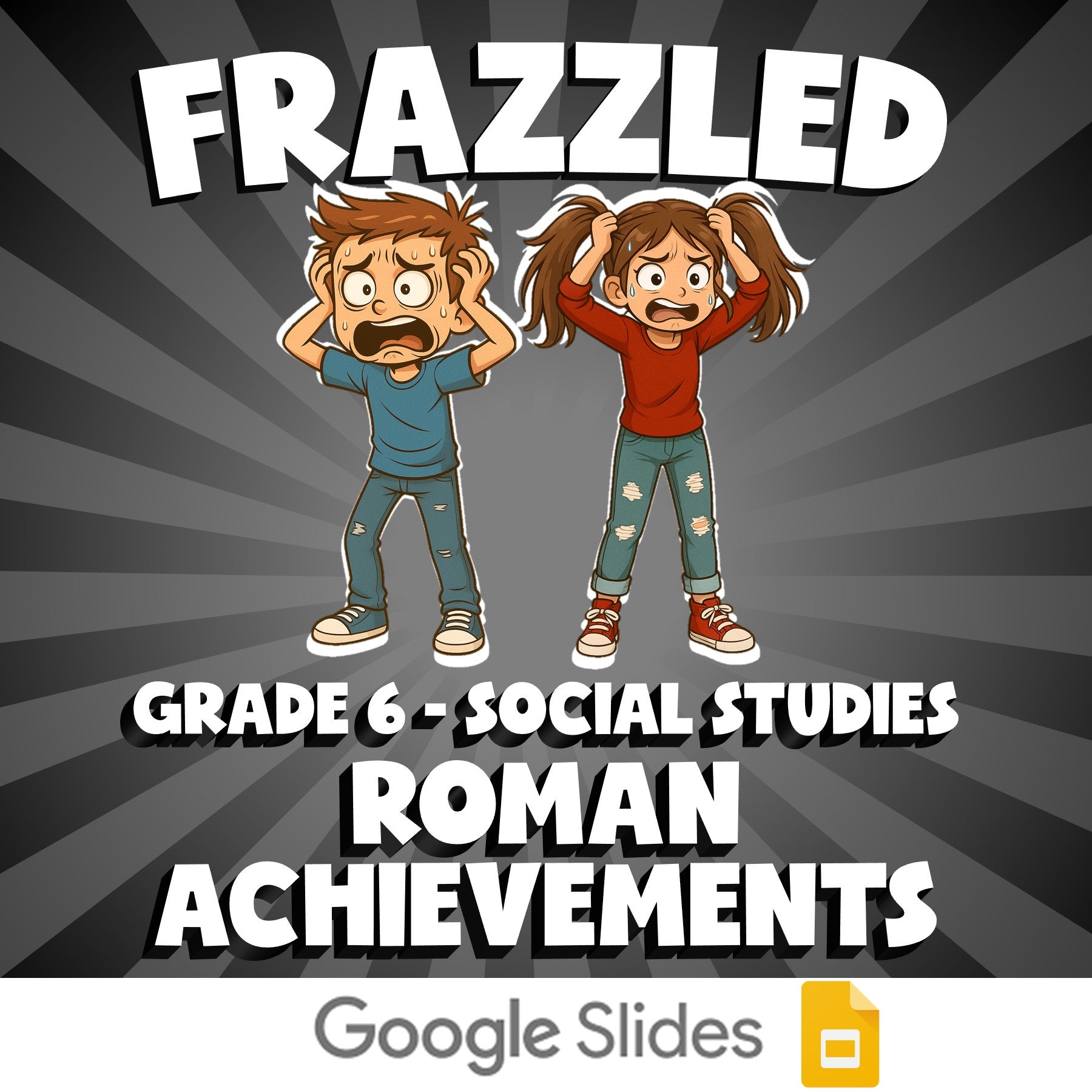 Roman Achievements FRAZZLED Socials Game - No Prep Grade 6 Review Activity