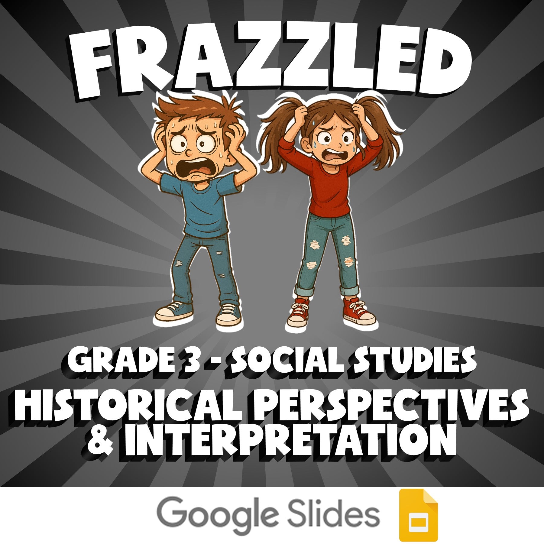 Historical Perspectives & Interpretation FRAZZLED Socials Game - No Prep Grade 3
