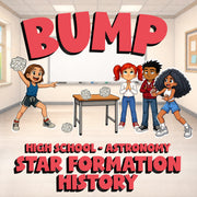 Star Formation History BUMP Science Game - No Prep Astronomy Review Activity