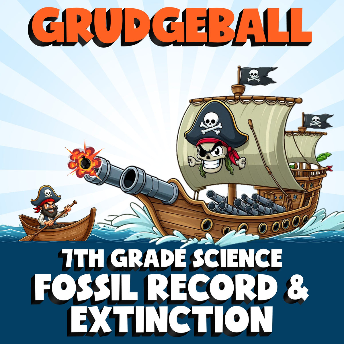 Fossil Record & Extinction GRUDGEBALL Science Game - No Prep Grade 7 Review