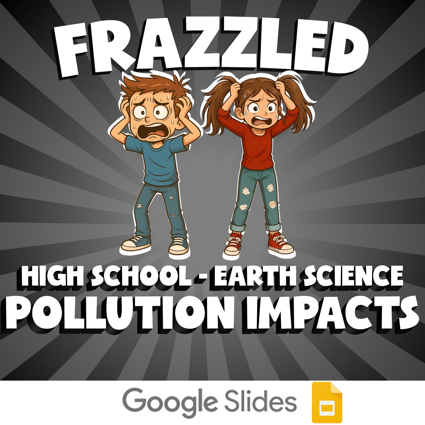 Pollution Impacts FRAZZLED Game - No Prep Earth Science Review Activity