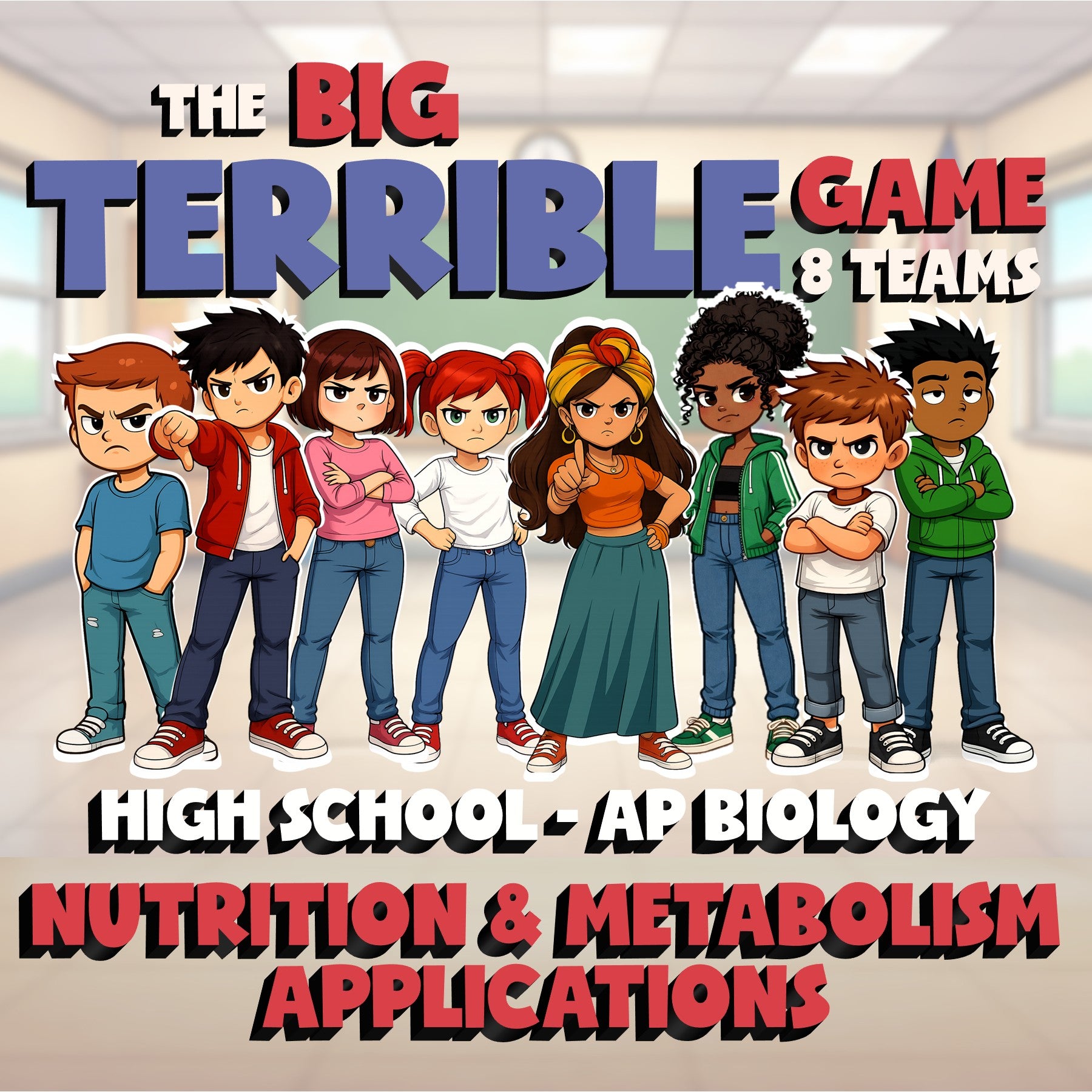 Nutrition & Metabolism Applications BIG TERRIBLE GAME - AP Biology Review