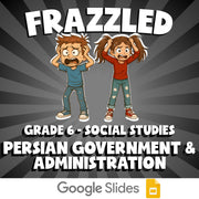 Persian Government & Administration FRAZZLED Socials Game - No Prep Grade 6