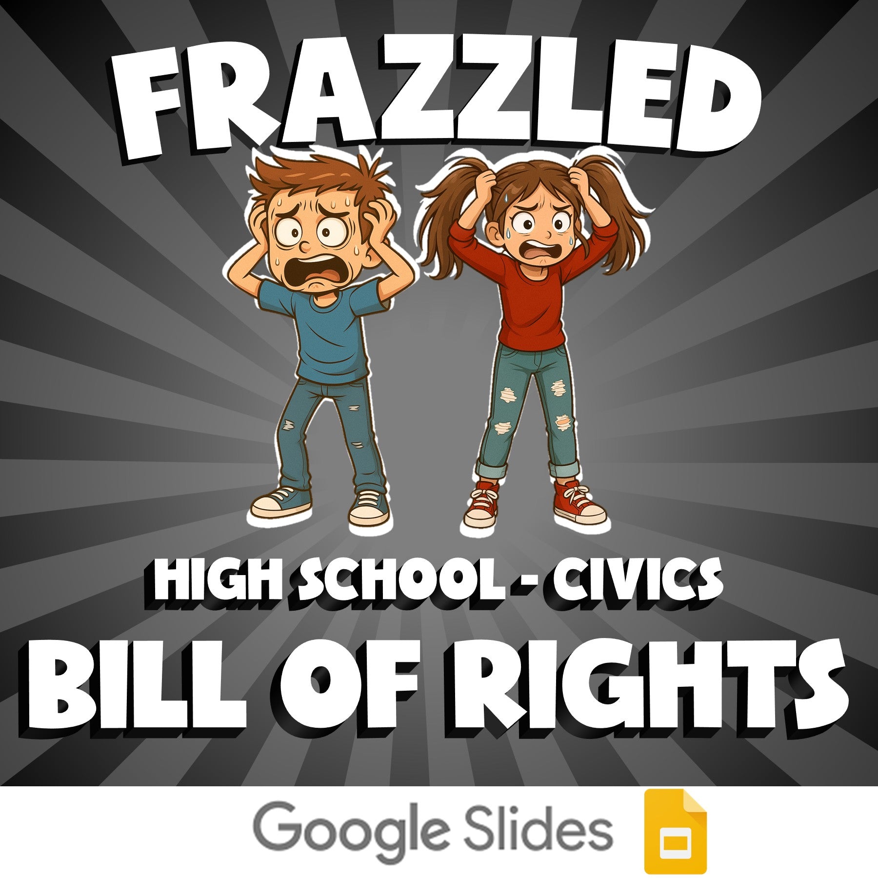 Bill of Rights FRAZZLED Civics Game - No Prep Review Activity